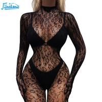 ราคา FunsLane ชุดจั๊มสูทแขนยาวผ้าหางปลาชุดชั้นในสตรีชุดเที่ยวกลางคืนบอดี้ถุงน่องตาข่ายสำหรับเป็นของขวัญสำหรับผู้หญิง (21307262581)