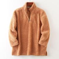 ราคา High end Uniqlo domestic single New autumn and winter mens thickened teddy velvet half zip pullover polar fleece sherpa sweatshirt (20724875955)