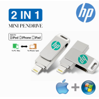 ราคา HP แฟลชไดร์ฟ USB 256GB 512GB 1TB Lightning Ios OTG แฟลชไดร์ฟ Memory Stick สำหรับ IPhone14 13 12 11 X 8 7 6 (17847061179)