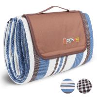 ราคา ZOMAKE แผ่นรองผ้าห่มปิกนิกขนาดใหญ่พิเศษกันน้ำเสื่อปิกนิกพับได้สำหรับชายหาดคอนเสิร์ตตั้งแคมป์บนหญ้ากันน้ำกันทราย (14679313789)