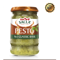 ราคา ซอสพรีเมี่ยม เพสโต้ Sacla Classic Basil Pesto 190g (17785768719)