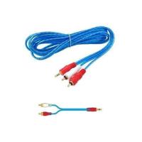 ราคา สายสัญญาณเสียง Stereo 3 5MM ออก 2 RCA คละสี (12850089041)