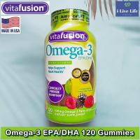 ราคา โอเมก้า 3 แบบเคี้ยว Omega 3 EPA DHA 120 Gummies VitaFusion (8146874013)