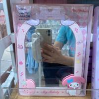 ราคา ซานริโอซีรีย์กระจกแต่งหน้าแต่งสวยติดโบว์ MiniSO Kuromi Melody Hello Kitty (21153993212)