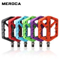 ราคา จักรยานเสือภูเขาปั่นอะลูมินัมอัลลอย MEROCA MTB แบบลำลองคันเหยียบแบนสีดำสีขาวสีแดงพร้อมกล่องของแท้ (10425776083)