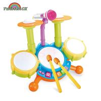 ราคา Twister ck ชุดกลองเด็กสำหรับของเล่นเด็กวัยหัดเดินพร้อมไมโครโฟนไม้กลองชุดของเล่นโอคาริน่าสำหรับของขวัญเด็กชายหญิง (20387371490)