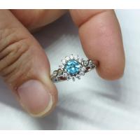ราคา แหวนเงินแท้ 925 พลอยแท้ พลอยโทพาซ Topaz น้ำหนัก 1 09 กะรัต สวยไฟดีค่ะ (15023144947)