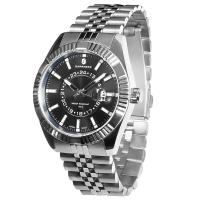 ราคา SAPPHERO Mens นาฬิกาสแตนเลสสตีลนาฬิกาข้อมือ100M MIYOTA นาฬิกาควอตซ์ Casual Business นาฬิกาผู้ชาย (21171238391)