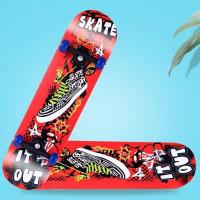 ราคา skateboards สเก็ตบอร์ด 60cm เหมาะสำหรับมือใหม่ มืออาชีพ ด้านเดียว สองด้าน สเก็ตบอร์ดแฟชั่น ชุดป้องกันสเก็ตบอร์ดมี6ชุด หมวกกันน็อค (8840697704)
