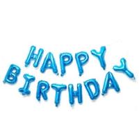 ราคา ลูกโป่งวันเกิด Happy Birthday ลูกโป้งอักษร HAPPY BIRTHDAY SET13 ตัว ขนาด16นิ้ว (20626484438)