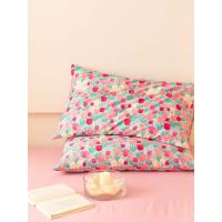 ราคา ปลอกหมอนผ้าฝ้ายแท้ลายดอกทิวลิปสีแดงลายกระต่ายชุดละคู่ปลอกหมอนผ้าฝ้ายแท้100สำหรับคนเดียวปลอกหมอนชิ้นเดียว48x74ซม (20503437331)