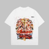 ราคา แฟชั่นผ้าฝ้ายสั้นฟุตบอลโลกพิมพ์เสื้อยืดแขนสั้น FIFA World Cup (20131546359)