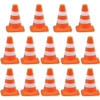 ราคา 14 Pieces Mini Triangle Cone Triangle Cone Road Parking Signs Roadblock Small Signs (19802034176)