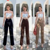 ราคา เข้าแล้วพร้อมส่ง กางเกงทรงขากระบอก กระเป๋าใบเล็กใบเดียว (16258033341)