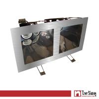 ราคา โคมดาวน์ไลท์หน้าเหลี่ยม 4 นิ้ว 2xE27 Cylin LUZINO รุ่น PB4004 SN สีเงิน (16616857911)