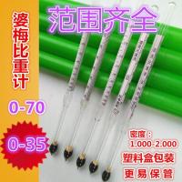 ราคา แม่นยำวัด Baume S Hydrometerแก้วลอยมิเตอร์เครื่องวัดความเค็มน้ำเค็มอาหารเครื่องวัดความเค็มเย็นผิว Hydrometerความหนาแน่น0 35 (10641446182)