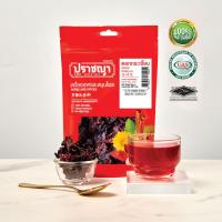 ราคา ดอกกระเจี๊ยบแดง กระเจี๊ยบแห้ง 50 กรัม Roselle Dried ดอกสดแดง สะอาด แบรนด์ปราชญา (21350464936)