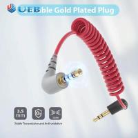 ราคา เปลี่ยน TRS ไปยัง TRRS อะแดปเตอร์สาย3 5มม ขดสปริงสำหรับ RODE Videomic Pro VideoMic GO (13113602334)