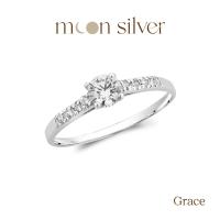ราคา แหวนเงิน รุ่น Grace แหวนเงินแท้925 ฝังเพชร CZ (20239031712)
