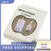 ราคา Lowest price Legend การ์ดเสียงแบบ USB 3D 7 1เสมือนภายนอก USB อะแดปเตอร์เสียง USB ไปยังแจ็ค3 5มม หูฟังไมโครโฟนลำโพงสำหรับแล็ปท็อปโน้ตบุ๊คพีซี (21204656547)