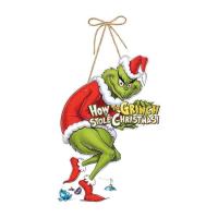 ราคา Christmas Tree Decorations Green Grinch Pendant Christmas Decor Home Christmas Ornaments Navidad Noel Decoration gaudily (20294669415)