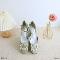 ราคา Mgaccess Dora High Heels Shoes 883 15 New premium รองเท้าคัทชูรัดข้อ (20935182356)