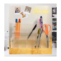 ราคา ชั้นวางปากกาเครื่องเขียนอะคริลิค ชั้นใส่เครื่องเขียน ดินสอ ปากกา TB025 (18992735384)