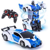 ราคา ZZ TOYรถบังคับวิทยุ รถของเล่นเด็ก รีโมทแปลงร่างเป็นหุ่นยนต์ได้ เรสซิ่งคาร์ รถของเล่น ทรานฟอร์เมอร์หุ่นยนต์ รถแปลงร่าง ของเล่น 1 18 W0007 (13679841861)