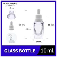 ราคา ขวดแก้ว ทรงเหลี่ยม ดรอปเปอร์ dropper 10 50 ml ขวดแก้วใส ขวดหัวหยด ขวดเซรั่ม ขวดแก้วสี่เหลี่ยม หยดน้ำมัน ขวดแก้วขนาดเล็ก ขวดใส ขวดใส่น้ำหอม (10326091411)