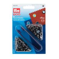ราคา Prym Eyelets and washers 5 0mm old iron ชุดตาไก่พร้อมแหวนรอง สีทองเหลืองเก่า ขนาด 5 มิลลิเมตร แบรนด์ Prym จากประเทศเยอรมนี G542412 (7447528193)