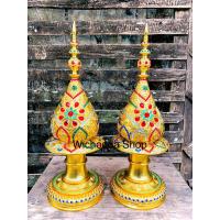 ราคา พานพุ่มเงิน พุ่มทอง (540486296)