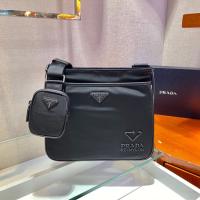 ราคา Prada Re Nylon and Saffiano shoulder bag (21227702925)