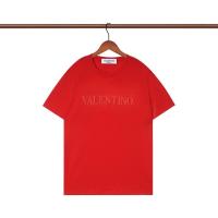 ราคา เสื้อยืด Valentino Valentino ใหม่2023เสื้อยืดแขนสั้นสำหรับทั้งหญิงและชายสไตล์เดียวกันเสื้อแบบหลวมผ้าฝ้ายลายนูน (19959594409)