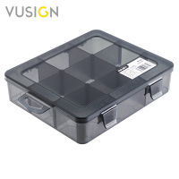ราคา Vusign กล่องแบ่งช่อง กล่องใส่ของแบ่งช่อง กล่องเก็บของพลาสติก แผ่นกั้นช่องถอดได้ มีตะขอสำหรับแขวน อุปกรณ์จัดเก็บ Tool Box (20890871176)