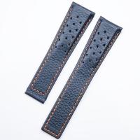 ราคา New สายนาฬิกาข้อมือ สายหนังวัวแท้ 22 มม อุปกรณ์เสริม สําหรับ TAG For HEUER Strap MONACO CARRERA (19818153170)