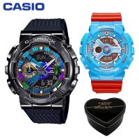 ราคา เดิม G Shock GM110 BA110 ผู้ชายและผู้หญิงกีฬานาฬิกาคู่ตั้ง 200 เมตรกันน้ำกันกระแทกกีฬาคนรักกีฬานาฬิกาข้อมือรับประกัน 4 ปี BA 110NC 2A GM 110B 1A (20453503498)
