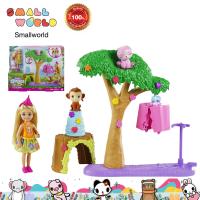 ราคา Barbie Chelsea The Lost Birthday Playset บาร์บี้ รุ่น GTM84 (16942225391)