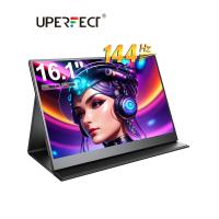 ราคา UPERFECT 144Hz Portable Gaming Monitor 16 1 1080P FHD จอแสดงผล LCD 500Nits 1200 1พร้อม HDR FreeSync Ultra Slim หน้าจอภายนอก (19622198766)