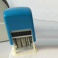 ราคา Lianjing 4มม วันที่ซีลกระบอกสูบวันที่ซีลภาษาอังกฤษ DIY date Seal (19517530801)