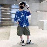 ราคา ชุดเซ็ทเสื้อผ้าเด็กผู้ชาย ชุดเซ็ท2ชิ้น เซ็ทเสื้อยืด กางเกงขาสั้น เสื้อผ้าเด็ก แฟชั่นเสื้อผ้าเด็กโต (19293646814)