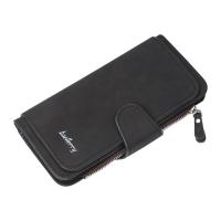 ราคา กระเป๋าสตางค์ Baellerry กระเป๋าสตางค์ยาวแบบหัวเข็มขัดบัตรหลายใบเกาหลีสำหรับผู้หญิงคลิปหนังพับสามทบมีซิป (19945052814)