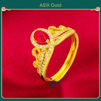 ราคา ASIX GOLD แหวนพลอยทองแท้ ทอง 24K แหวนพลอย แหวนพลอยสวยๆ อัญมณีสีแดง อัญมณีสีเขียว อัญมณีสีน้ำเงิน อัญมณีสีม่วง (13673795540)