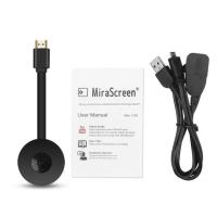 ราคา Miracast Android Dongle Mirascreen Wifi รองรับ Airplay TV Stick ตัวรับสัญญาณไร้สาย 1080P Media Streamer Adapter (19880923201)