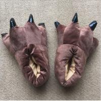 ราคา ผู้หญิงรองเท้าผ้าใบในร่ม Soft Plush รองเท้าแตะสาวน่ารักรองเท้าเด็กการ์ตูน Unicorn Stitch Tiger Paw ฤดูหนาวสัตว์ Claw Home Shoes (16291126338)