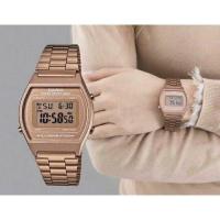 ราคา CASlO นาฬิกาข้อมือ รุ่น B640WB 1B นาฬิกาcasio เซ็ทพร้อมกล่องคู่มือ นาฬิกาผู้หญิง สายเหล็ก สีดำ โรสโกล์ว RC610 (5549792797)