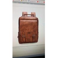 ราคา Retro Backpack Mens Pu Fashion Travel Bag School Bag Casual Mens Bag Fashion Trend Computer Backpack (19804595527)