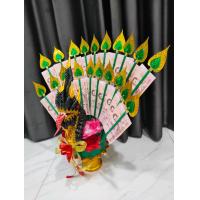 ราคา พญานาคพุ่มกฐิน พุ่มผ้าป่า พร้อมพานตามภาพ พร้อมไม้เสียบธนบัตร20ไม้และ30ไม้ (18933752662)