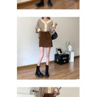 ราคา กระโปรงทรงเอผ้าลูกฟูก เอวสูงงานผ้าหนามีซับใน (17065331334)