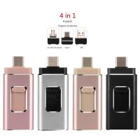 ราคา Cod แฟลชไดรฟ์ USB 4 In 1สำหรับ IPhone 1TB 128GB 64GB 32GB 256GB IOS Pendrive USB 3 0 Stick Type C (5980742258)