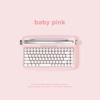 ราคา ส่งจากประเทศไทย Actto ย้อนยุค แป้นพิมพ์บลูทูธ รองรับคีย์บอร์ด บลูทู ธ 5 0 Android iOS Windows ประกันศูนย์ไทย B303 86 คีย์ ฟรีสติ๊กเกอร์ไทย คีย์บอร์ดไร้สาย (16326782905)